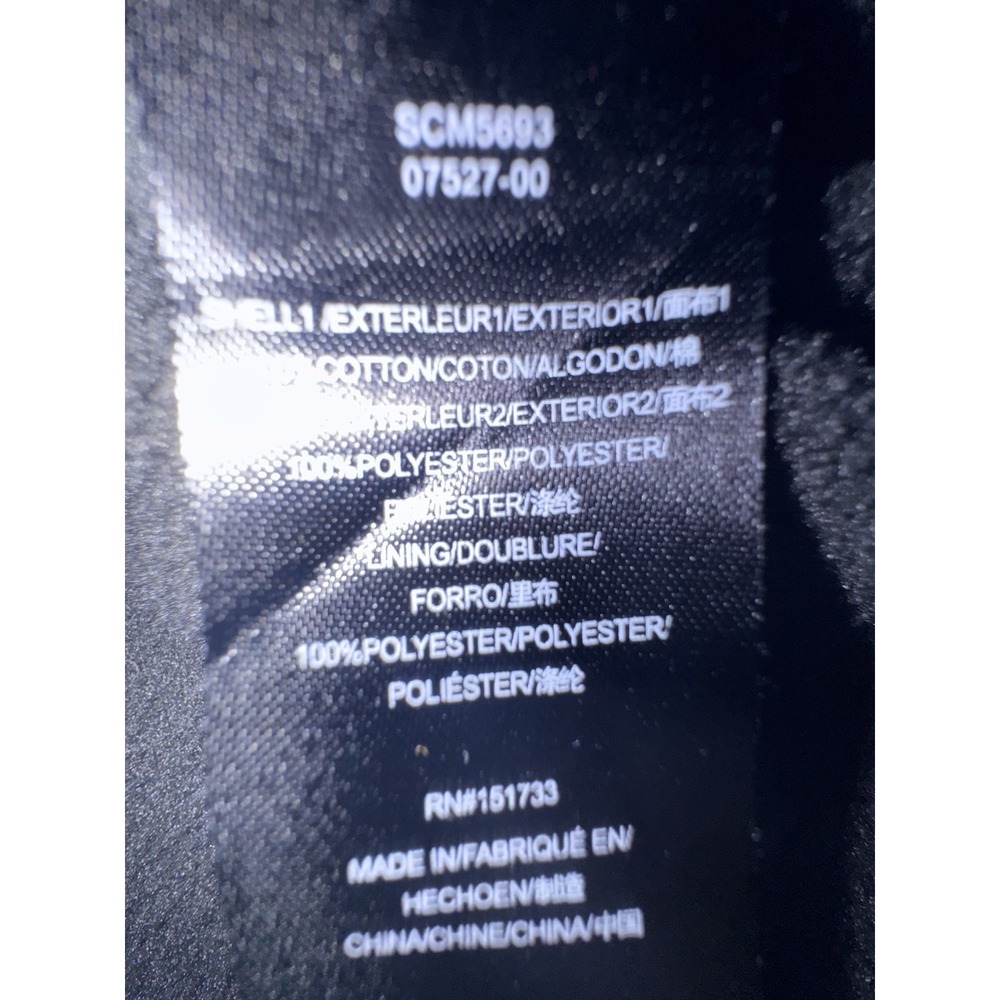 Sullen Art Collective Brown Survivalist Duck Canvas Jacket XL Black Hoodie *Flaw - Picture 8 of 10